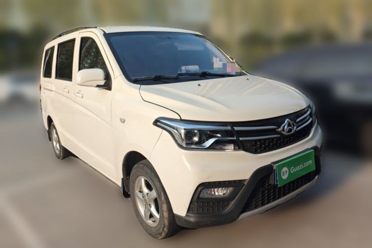 Used CHANGAN KAICHENG Ounuo S 2023 1.5L Deluxe Edition Dual-Steaming Air-Conditioned Passenger Van JL473QG 7 Seats Front Right 45 Deg