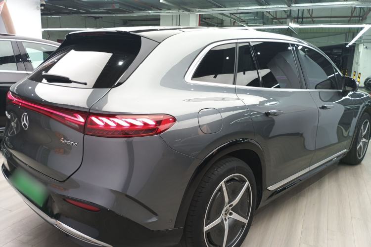 Used Mercedes-Benz EQS SUV 2023 450 4MATIC Pioneer Edition Rear Right 45 Deg