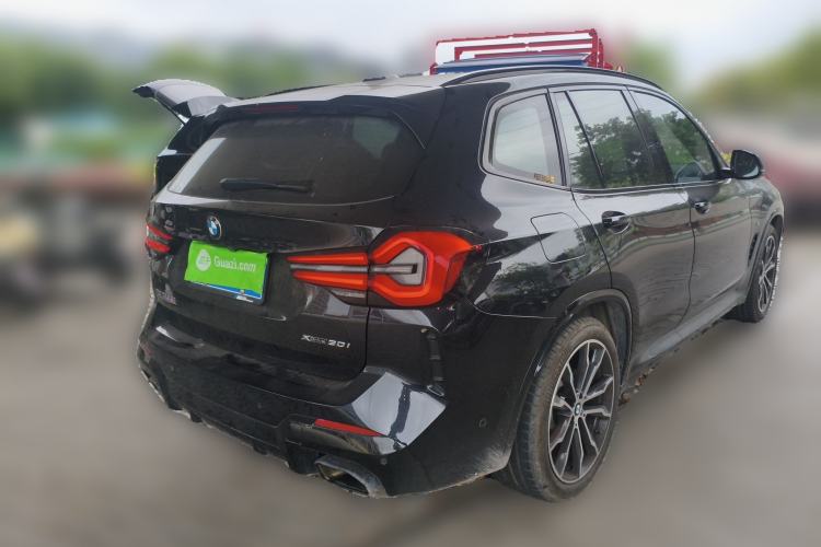 Used BMW X3 2022 Second Facelift xDrive30i Leading Edition M Night Sky Package Rear Right 45 Deg