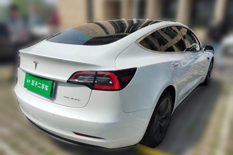 Used Tesla Model 3 2019 Long-Range All-Wheel-Drive Version Rear Right 45 Deg