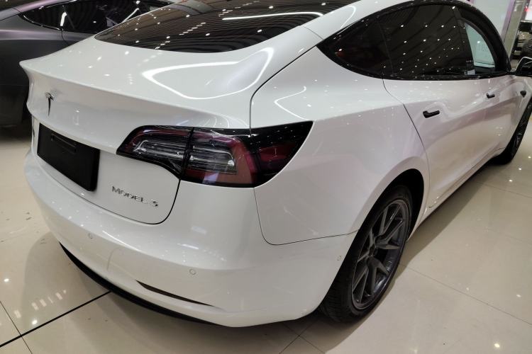 Used Tesla Model 3 2019 Standard Range Rear-Drive Upgraded Version Rear Right 45 Deg
