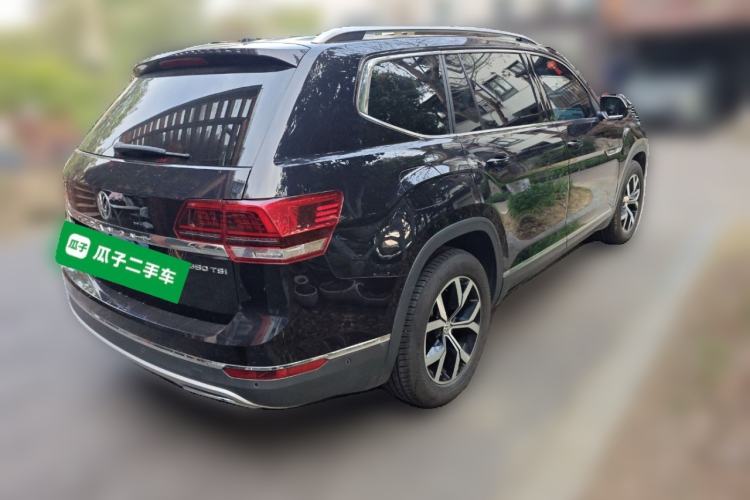 Used Volkswagen Teramont 2017 380TSI Four-Wheel Drive Luxury Edition Rear Right 45 Deg