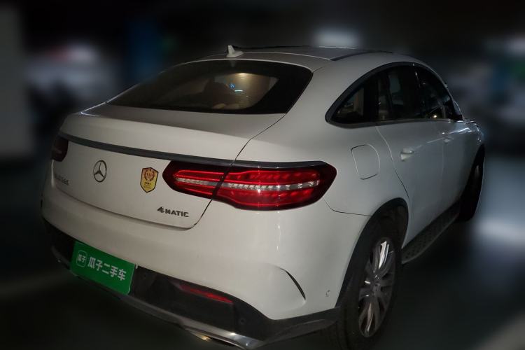 Used Mercedes-Benz GLE Coupe 2015 GLE 320 4MATIC Coupe SUV Rear Right 45 Deg