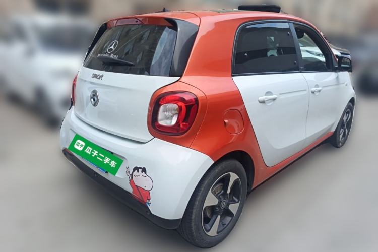 Used smart forfour 2016 1.0L 52 kW Passion Edition Rear Right 45 Deg