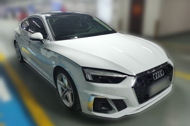 Used Audi A5 2023 Sportback 40 TFSI Fashionable and Dynamic Model Front Right 45 Deg