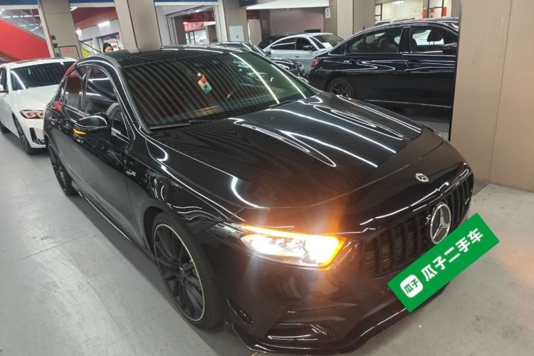 Used Mercedes-Benz A AMG 2020 AMG A 35 L 4MATIC Front Right 45 Deg