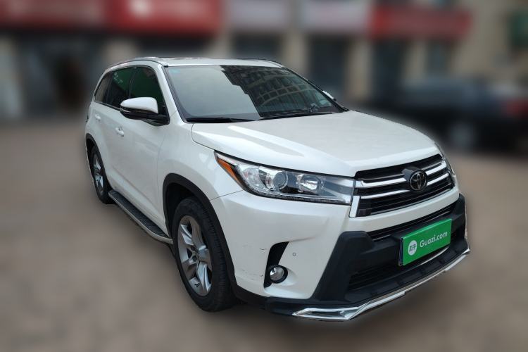 Used Toyota Highlander 2018 2.0T Four-Wheel Drive Prestige Version 7 Seats China VI Standard Front Right 45 Deg