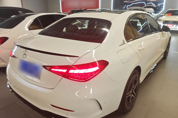 Used Mercedes-Benz C-Class 2023 C 260 L Bright Night Sports Edition Rear Right 45 Deg