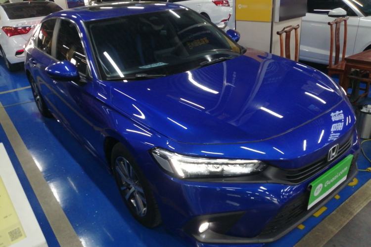 Used Honda Civic 2022 240TURBO CVT Dynamic Edition Front Right 45 Deg