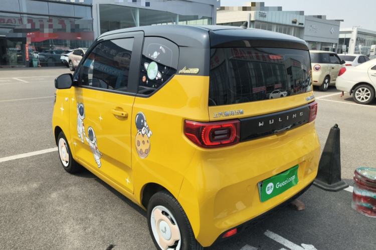 Used Wuling Hongguang MINIEV 2021 Macaron Premium Model – Lithium Iron Phosphate Rear Left 45 Deg
