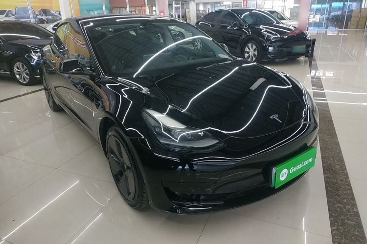 Used Tesla Model 3 2021 Standard Range Rear-Drive Upgraded Version Front Right 45 Deg