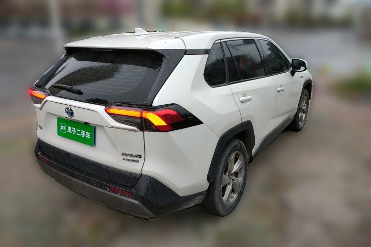 Used Toyota RAV4 2021 Dual-Engine 2.5L E-CVT Two-Wheel Drive Elite Edition Rear Right 45 Deg