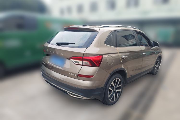 Used Skoda Kamiq 2018 1.5L Automatic Comfort Edition China VI Standard Rear Right 45 Deg