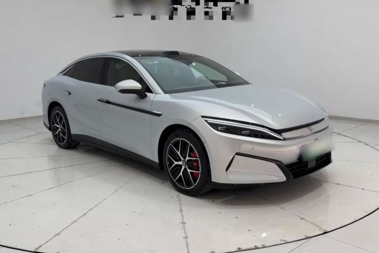 Used BYD Han L 2025 EV Four-Wheel Drive LiDAR Flagship Model Front Right 45 Deg