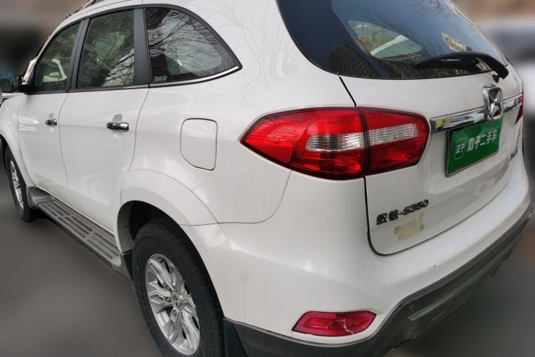 Used JMC Yusheng S350 2016 2.4T Automatic 2WD Diesel Luxury Version with Sunroof 5 Seats Rear Left 45 Deg