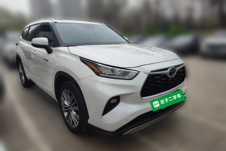 Used Toyota Highlander 2023 2.5L Smart Electric Hybrid Dual-Motor All-Wheel-Drive Luxury 7-Seater Front Right 45 Deg