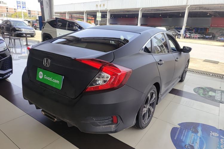 Used Honda Civic 2019 220TURBO CVT Dynamic Edition China VI Emission Standard Rear Right 45 Deg