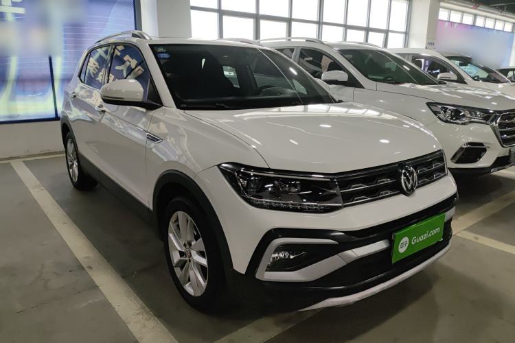 Used Volkswagen T-Cross 2019 1.5L Automatic Comfort Edition Front Right 45 Deg