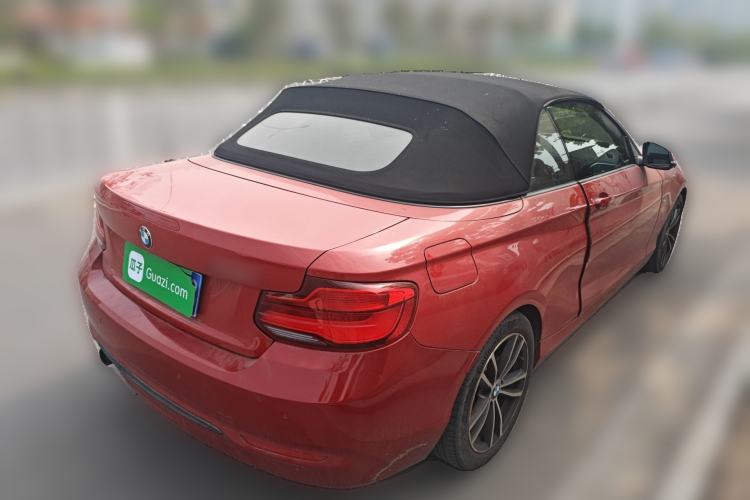 Used BMW 2 Series 2018 220i Convertible Coupe Sports Design Package Rear Right 45 Deg