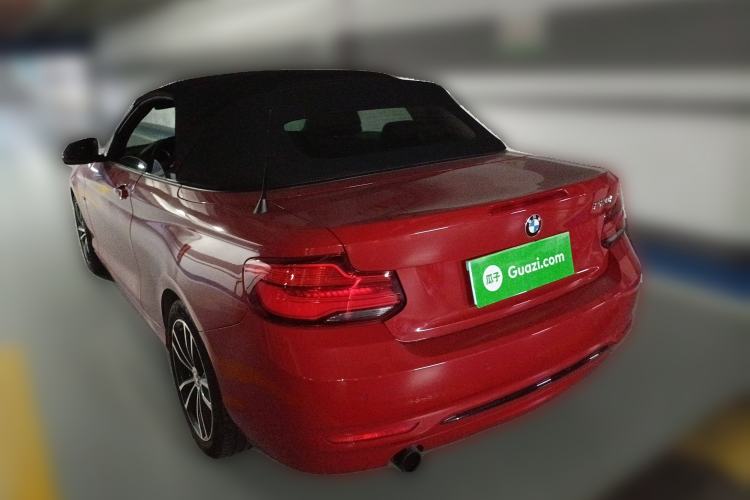 Used BMW 2 Series 2018 220i Convertible Coupe Sports Design Package Rear Left 45 Deg