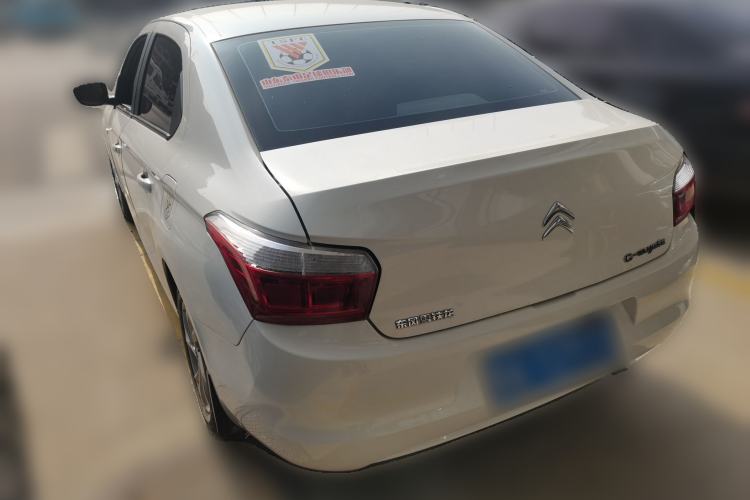 Used Citroen Elysee 2015 Zhishang Edition 1.6L Manual Fashion Model Rear Left 45 Deg