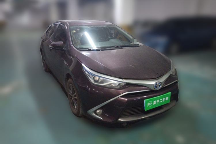 Used Toyota Levin 2016 Dual-Engine 1.8H GS E-CVT Elite Model with Sunroof Front Right 45 Deg