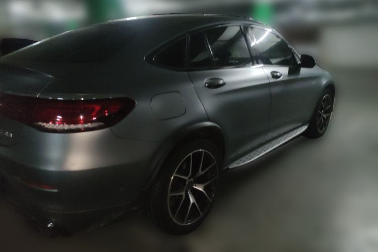 Used Mercedes-Benz GLC Coupe AMG 2020 AMG GLC 43 4MATIC Coupe SUV Rear Right 45 Deg