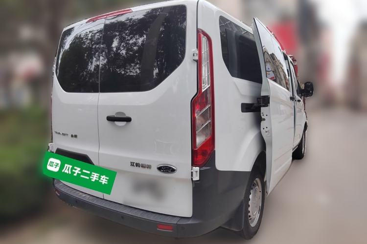 Used Ford Transit 2020 2.0T Gasoline Multi-Function Commercial Vehicle Mid-Drive Low-Roof Design with Dual Rear Doors Meeting China VI Emission Standards Rear Right 45 Deg