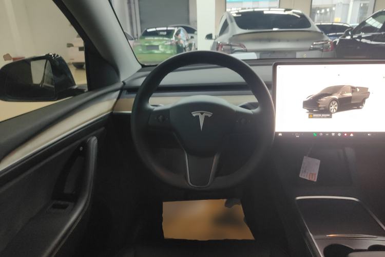 Used Tesla Model Y 2022 Revised Version Long-Range All-Wheel Drive Steering Wheel