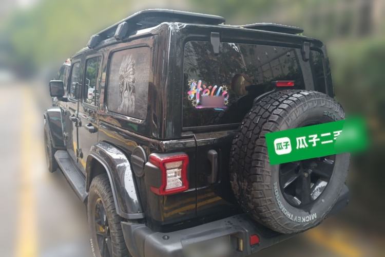 Used Jeep Wrangler 2022 2.0T High Altitude Four-Door Edition Rear Left 45 Deg