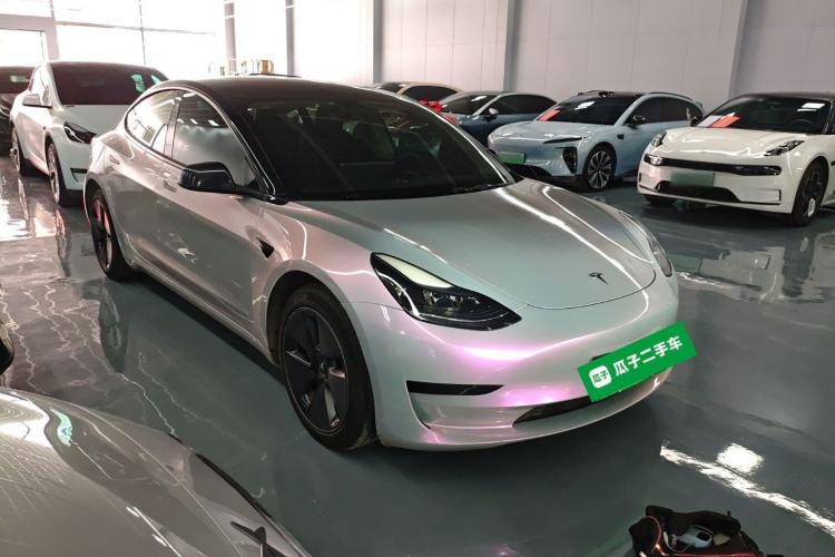 Used Tesla Model 3 2022 Rear-Wheel-Drive Version Front Right 45 Deg