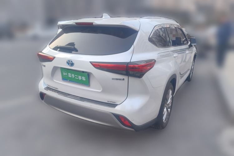 Used Toyota Highlander 2023 2.5L Smart Electric Hybrid Dual-Engine Four-Wheel Drive Prestige Version – 7 Seats Rear Right 45 Deg