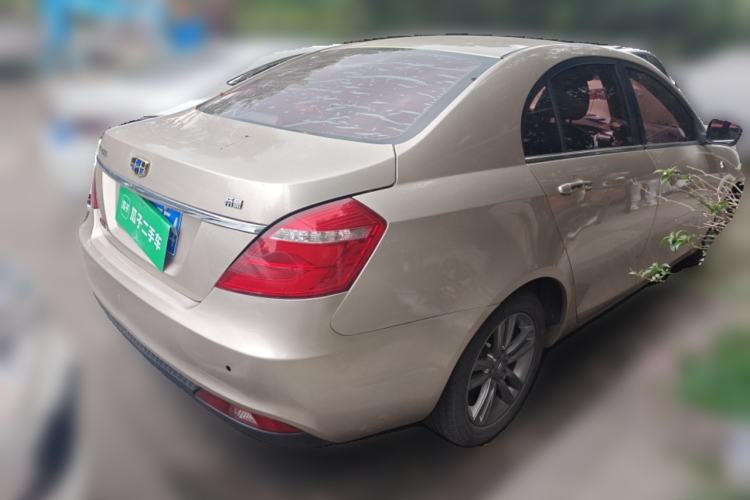 Used Geely Auto Emgrand 2017 Sedan Million Edition 1.3T Manual Top-Grade Version Rear Right 45 Deg