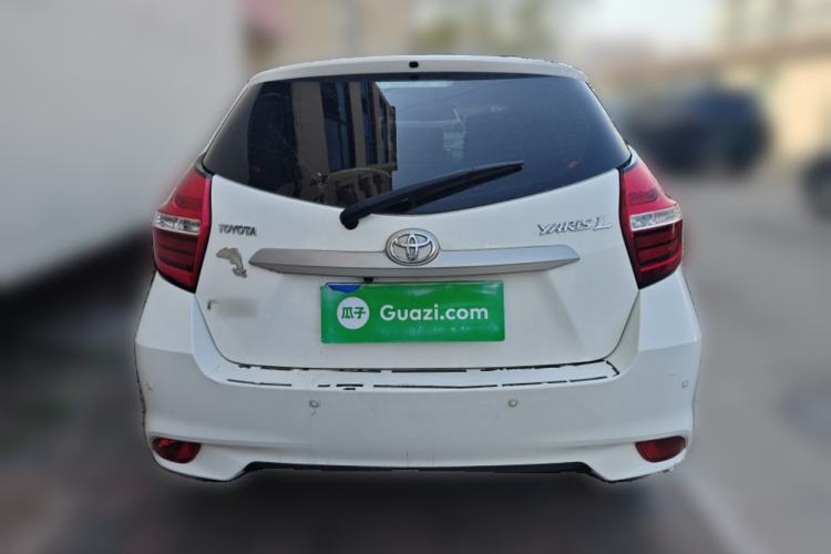 Used Toyota YARiS L Zhi Xuan 2017 1.5G CVT JingSu Model with Upgraded Sunroof Rear