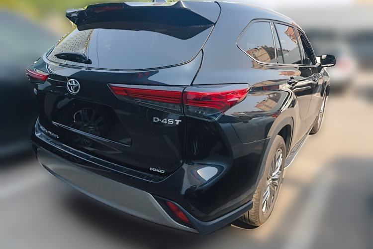 Used Toyota Highlander 2022 380T Four-Wheel Drive Prestige Edition 7-Seater Rear Right 45 Deg