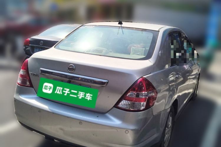 Used Nissan Tiida Sedan 2008 1.6L Automatic Fashion Edition Rear Right 45 Deg