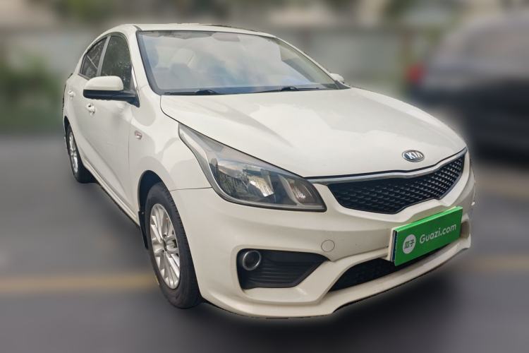 Used Kia K2 2017 Sedan 1.4L Manual Transmission GLS Front Right 45 Deg