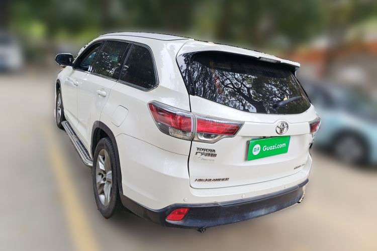 Used Toyota Highlander 2015 2.0T Four-Wheel Drive Luxury Edition 7-Seater Rear Left 45 Deg