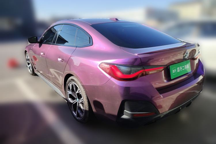 Used BMW 4 Series 2022 430i Gran Coupe M Sport Night Edition Rear Left 45 Deg