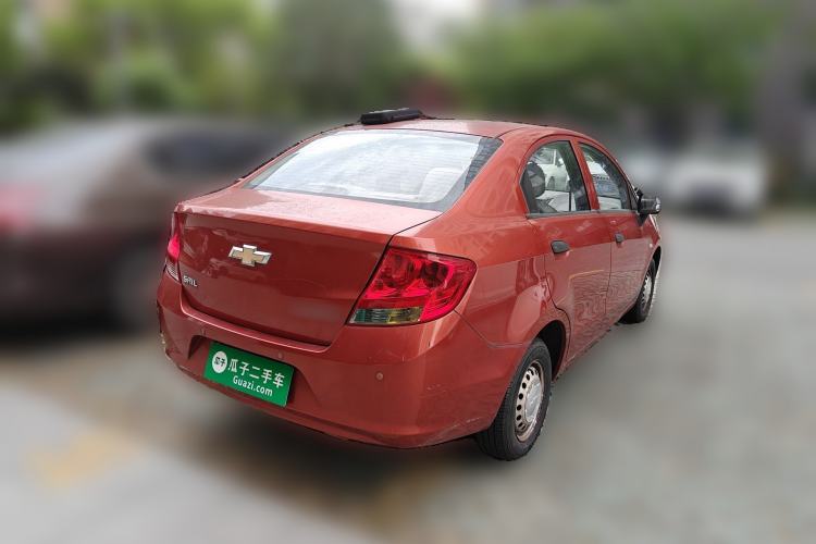 Used Chevrolet Sail 2013 Sedan 1.2L Manual Fashion Edition Rear Right 45 Deg