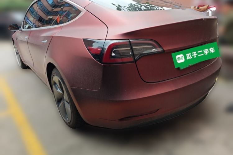 Used Tesla Model 3 2020 Standard Range Rear-Wheel Drive Upgraded Version Rear Left 45 Deg