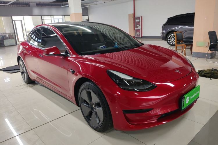 Used Tesla Model 3 2021 Standard Range Rear-Wheel Drive Upgraded Version 3D6 Front Right 45 Deg