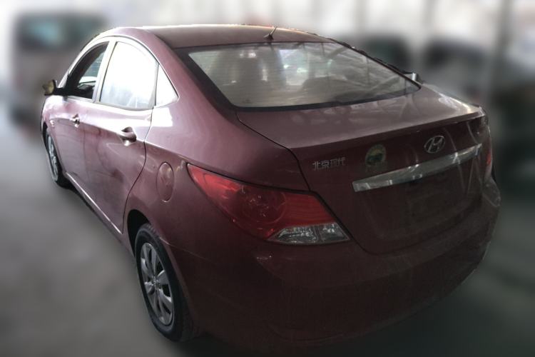 Used Hyundai Verna (older generation) 2013 Sedan 1.4L Automatic Standard GL Model Rear Left 45 Deg