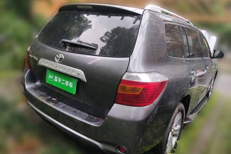 Used Toyota Highlander 2009 2.7L Two-Wheel Drive 7-Seater Supreme Edition Rear Right 45 Deg