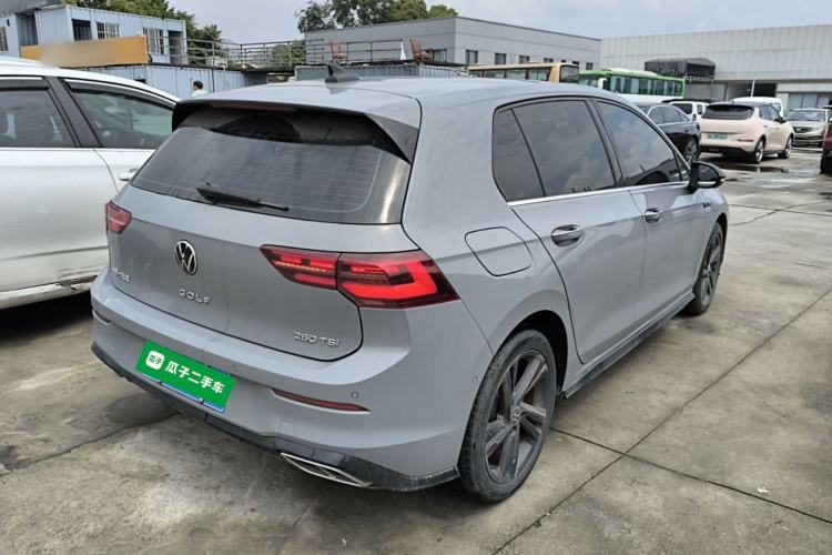 Used Volkswagen Golf 2021 280TSI DSG R-Line Rear Right 45 Deg