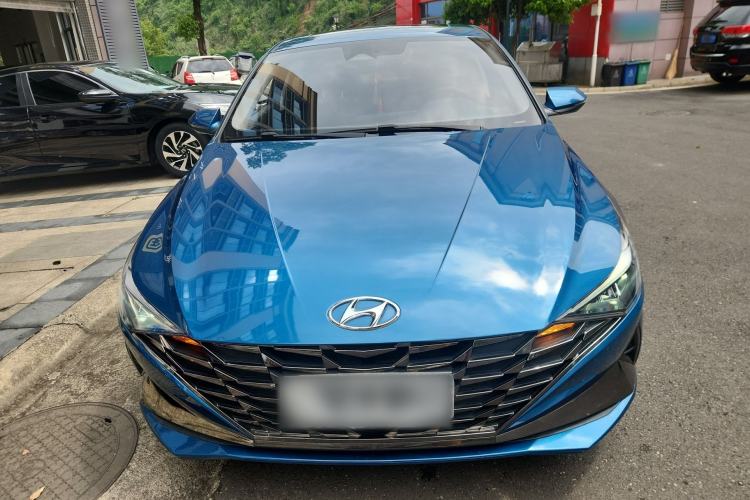 Used Hyundai Elantra 2021 1.5L CVT LUX Prestige Edition Front