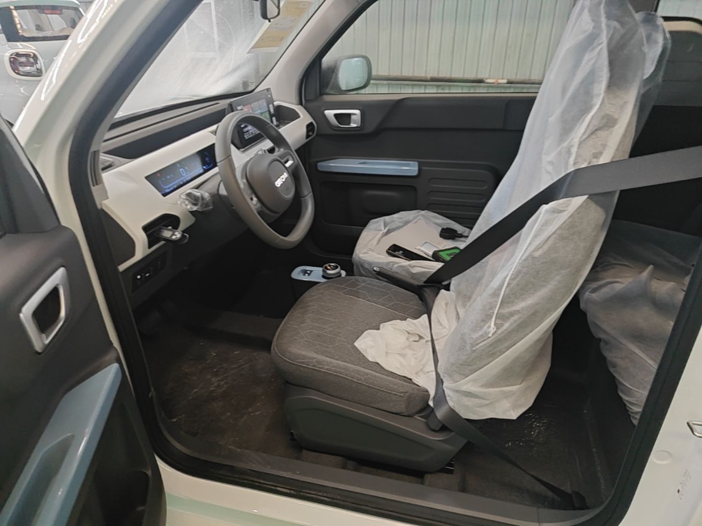Vordere Reihe im Auto