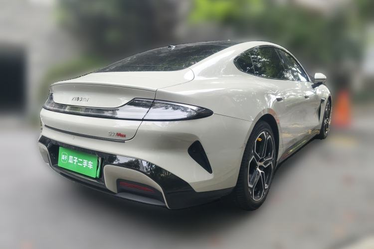 Used Xiaomi Auto SU7 2024 Four-Wheel Drive Ultra-Long Range Advanced Intelligent Driving Max Edition Rear Right 45 Deg