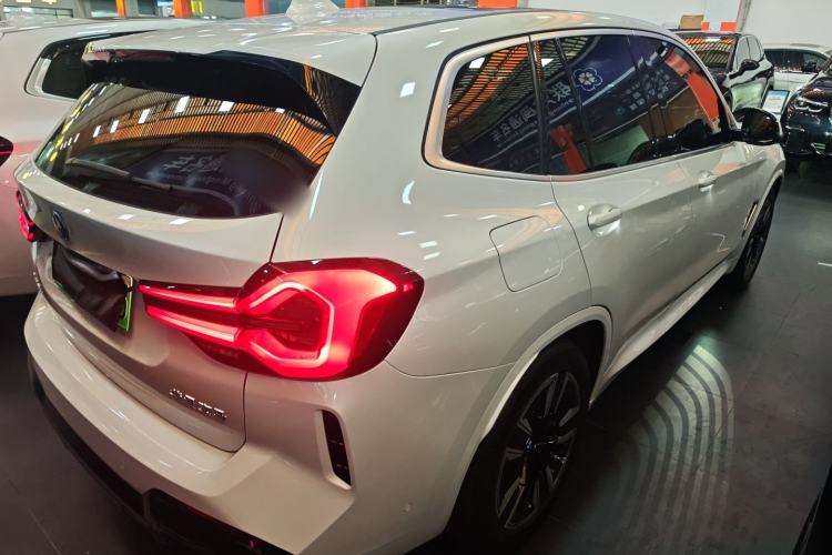 Used BMW iX3 2022 Leading Model Rear Right 45 Deg