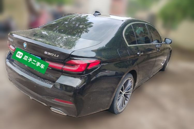 Used BMW 5 Series 2021 Facelifted 530Li Leading Edition M Sport Package Rear Right 45 Deg